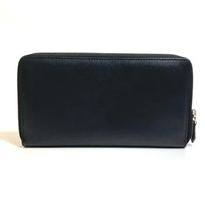 Pre-owned Givenchy Black Leather Long Wallet (bi-fold) ()