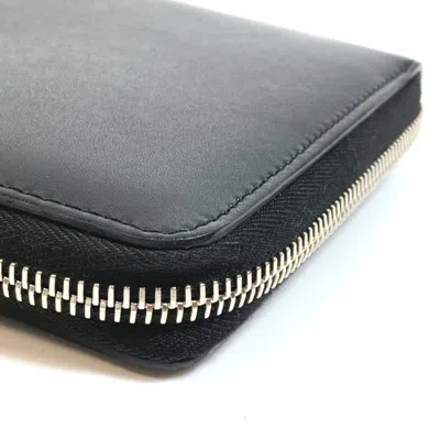 Pre-owned Givenchy Black Leather Long Wallet (bi-fold) ()
