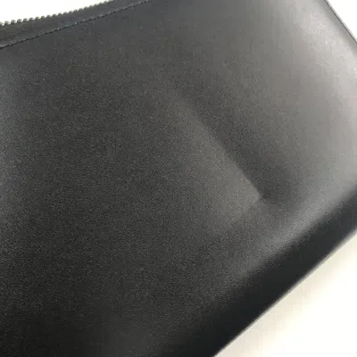 Pre-owned Givenchy Black Leather Long Wallet (bi-fold) ()