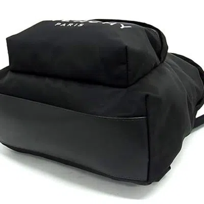 Pre-owned Givenchy Black Nylon Leather Backpack ()