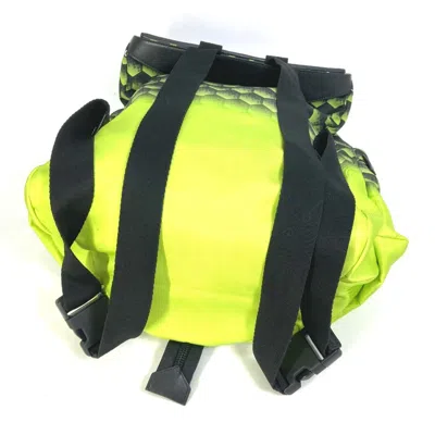 Pre-owned Givenchy Black Yellow Nylon Backpack () In Multi