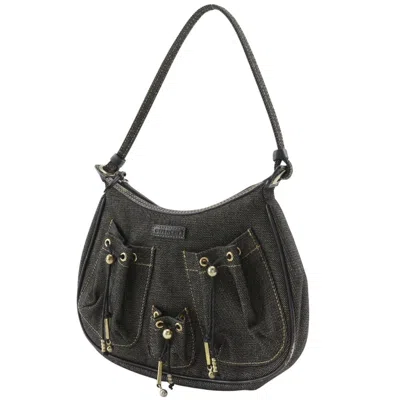 Pre-owned Givenchy Navy Denim Shoulder Bag () In Blue