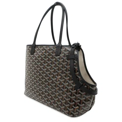 Pre-owned Goyard Black Pvc Leather Tote Bag ()