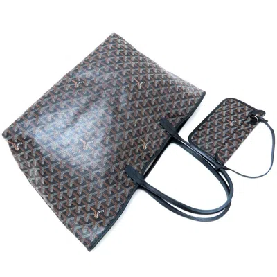 Pre-owned Goyard Black Pvc Leather Tote Bag ()