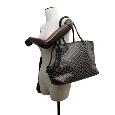 Pre-owned Goyard Black Pvc Leather Tote Bag ()