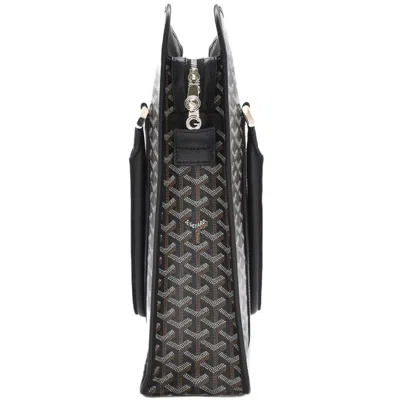 Pre-owned Goyard Black Pvc Leather Tote Bag ()