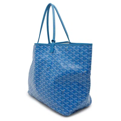 Pre-owned Goyard Blue Pvc Leather Tote Bag ()