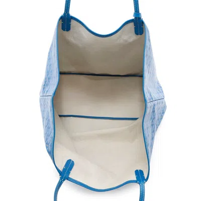 Pre-owned Goyard Blue Pvc Leather Tote Bag ()
