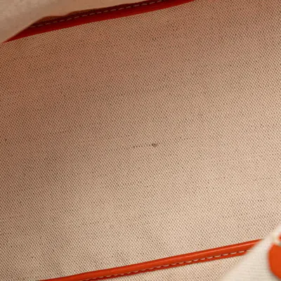 Pre-owned Goyard Orange Pvc Pouch Tote Bag ()