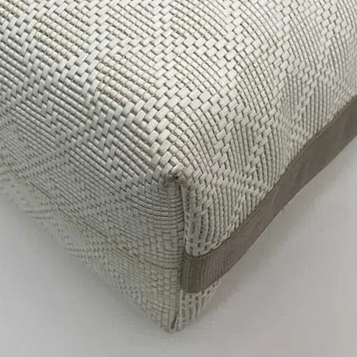 Pre-owned Gucci Beige Khaki White Pvc Leather Tote Bag ()