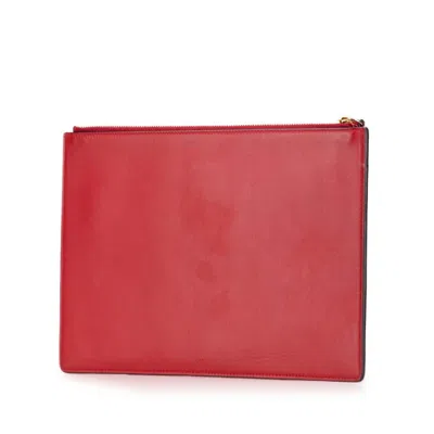 Pre-owned Gucci Beige Multi-color Pvc Suede Clutch Bag ()