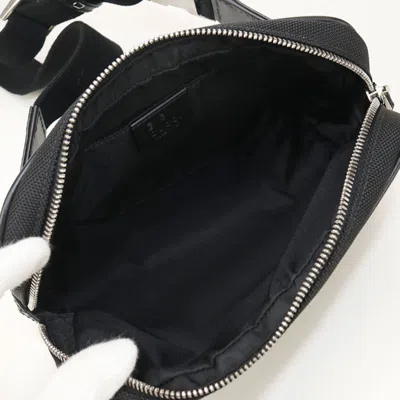 Pre-owned Gucci Black Canvas Fanny Pack Sling Bag ()