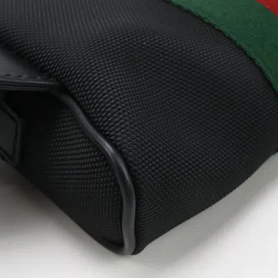 Pre-owned Gucci Black Canvas Fanny Pack Sling Bag ()