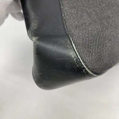 Pre-owned Gucci Black Denim Tote Bag ()