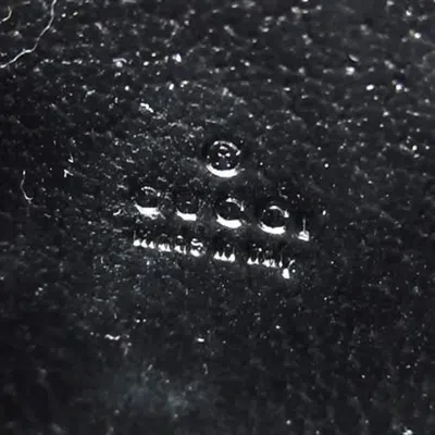 Pre-owned Gucci Black Gg Canvas Coin Purse/coin Case ()