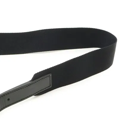 Pre-owned Gucci Black Green Red Color Canvas Leather Shoulder Bag () In Multi