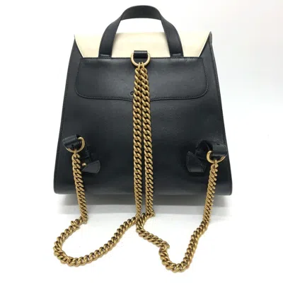 Pre-owned Gucci Black Leather Backpack ()