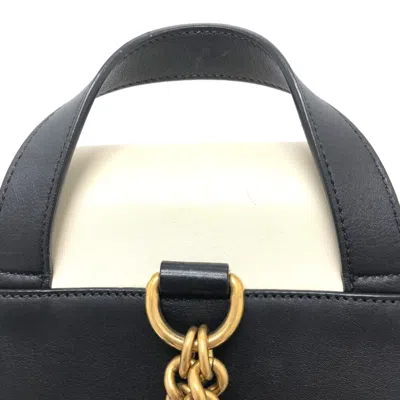 Pre-owned Gucci Black Leather Backpack ()