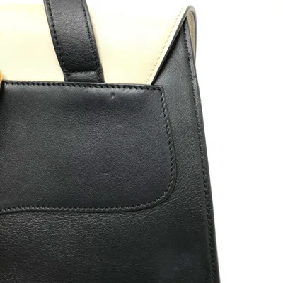 Pre-owned Gucci Black Leather Backpack ()