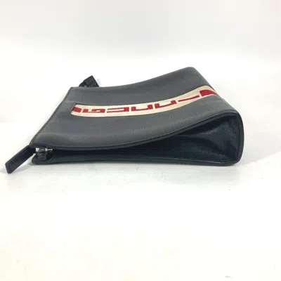 Pre-owned Gucci Black Leather Clutch Bag Pouch ()