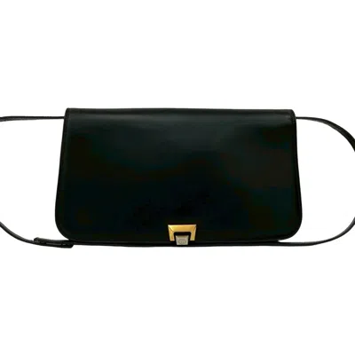 Pre-owned Gucci Black Leather Pochette Shoulder Bag ()