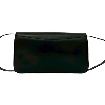 Pre-owned Gucci Black Leather Pochette Shoulder Bag ()