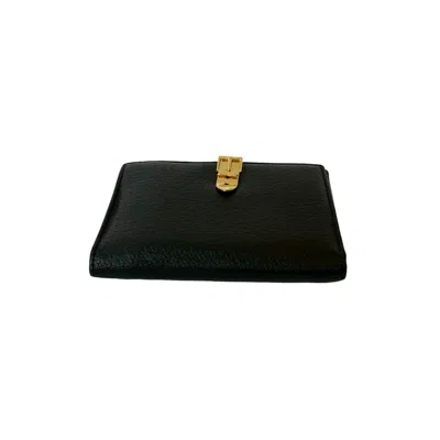 Pre-owned Gucci Black Leather Wallet (bi-fold) ()