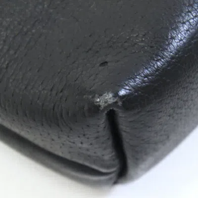 Pre-owned Gucci Black Light Brown Leather Pochette Shoulder Bag ()