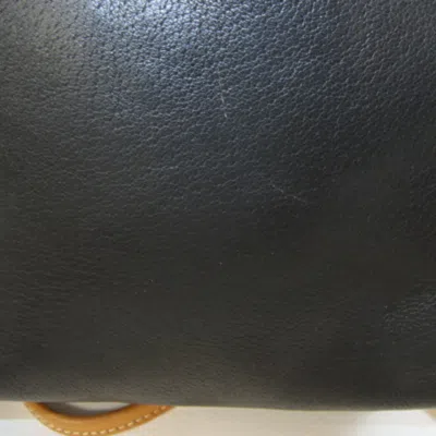 Pre-owned Gucci Black Light Brown Leather Pochette Shoulder Bag ()