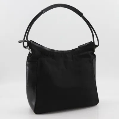 Pre-owned Gucci Black Nylon Canvas Shoulder Bag ()