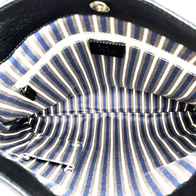 Pre-owned Gucci Black Nylon Leather Shoulder Bag ()