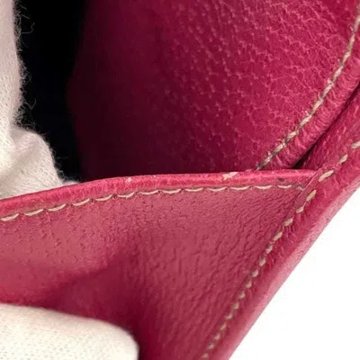 Pre-owned Gucci Black Pink Pvc Leather Wallet (tri-fold) () In Multi