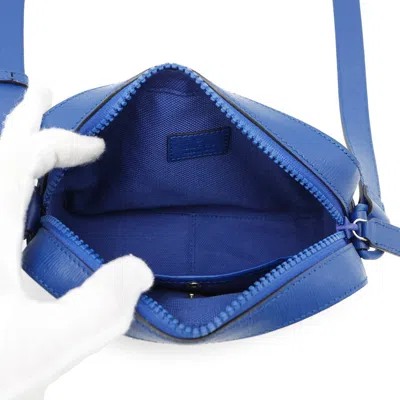 Pre-owned Gucci Blue Leather Shoulder Bag ()