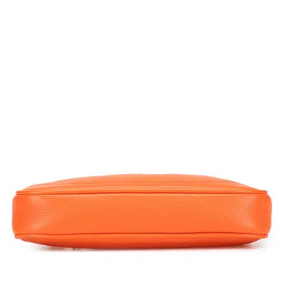 Pre-owned Gucci Gg Marmont Orange Leather Handbag Shoulder Bag ()