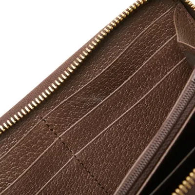 Pre-owned Gucci Gg Supreme Beige Brown Gg Supreme Coin Purse/coin Case ()