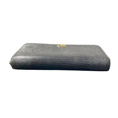 Pre-owned Gucci Gold Silver Leather Long Wallet (bi-fold) () In Multi