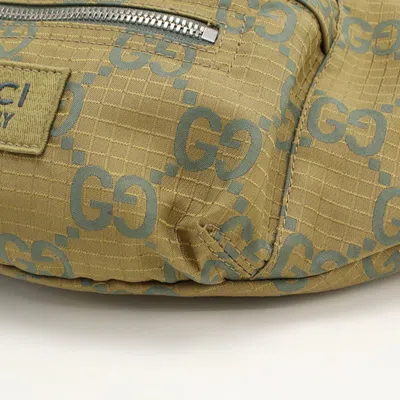 Pre-owned Gucci Khaki Nylon Fanny Pack Sling Bag () In Brown