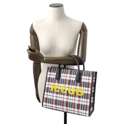 Pre-owned Gucci Multi-color Canvas Leather Shoulder Bag Tote Bag ()