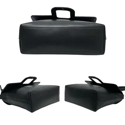 Pre-owned Gucci Navy Leather Pochette Shoulder Bag () In Blue