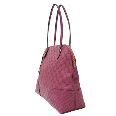 Pre-owned Gucci Purple Leather Tote Bag ()