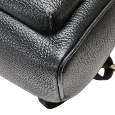 Pre-owned Gucci Soho Black Leather Backpack ()