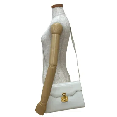 Pre-owned Gucci White Leather Pochette Shoulder Bag ()