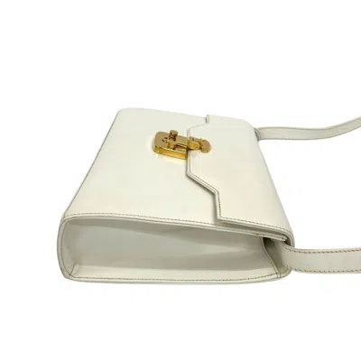 Pre-owned Gucci White Leather Pochette Shoulder Bag ()