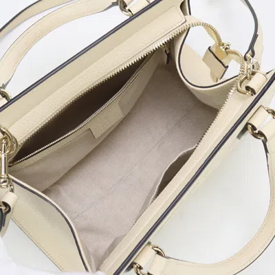 Pre-owned Gucci White Leather Tote Bag ()