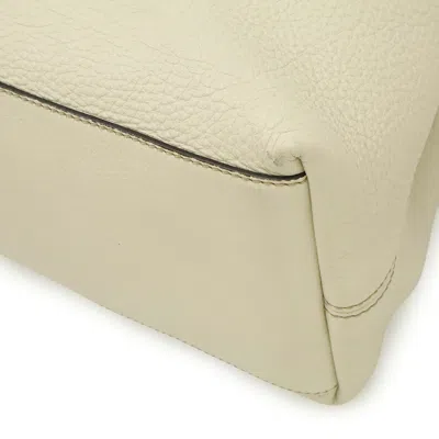 Pre-owned Gucci White Leather Shoulder Bag Tote Bag ()