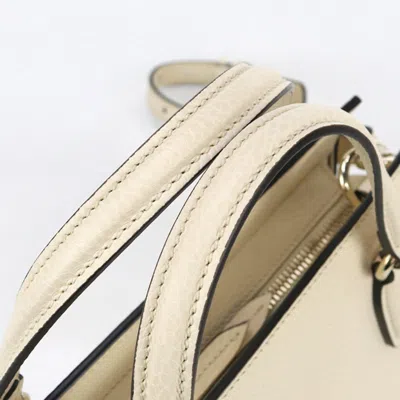 Pre-owned Gucci White Leather Tote Bag ()