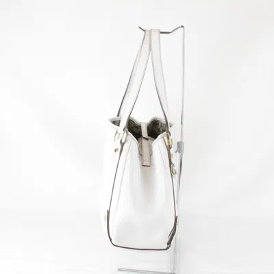 Pre-owned Gucci White Leather Tote Bag ()