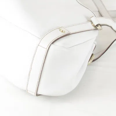 Pre-owned Gucci White Leather Tote Bag ()