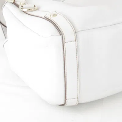 Pre-owned Gucci White Leather Tote Bag ()