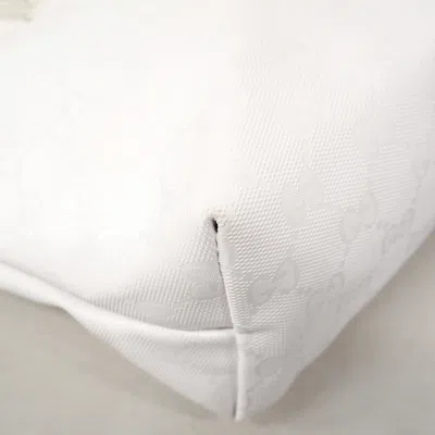 Pre-owned Gucci White Pvc Tote Bag ()